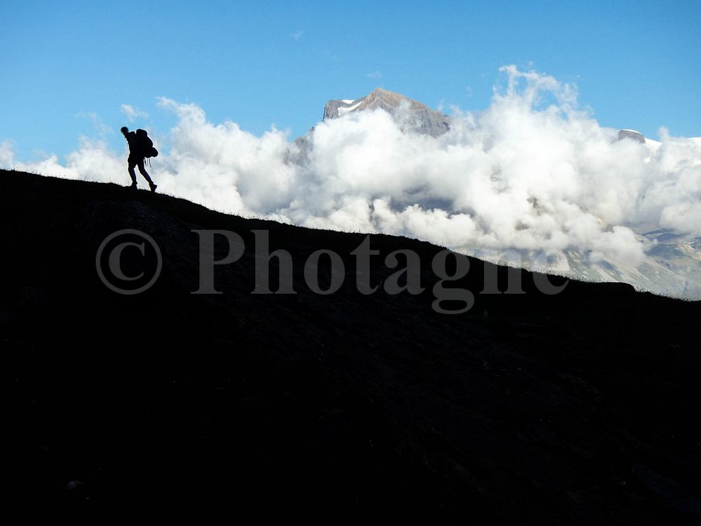 En montant vers le col de Sollières