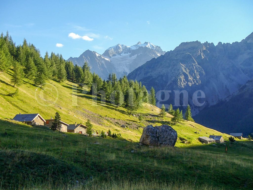 Alpe du Lauzet in the evening