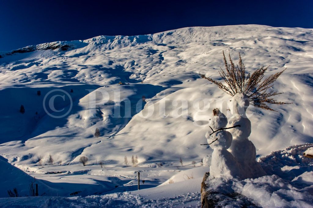 In the early morning from the Pic du Mas de la Grave refuge