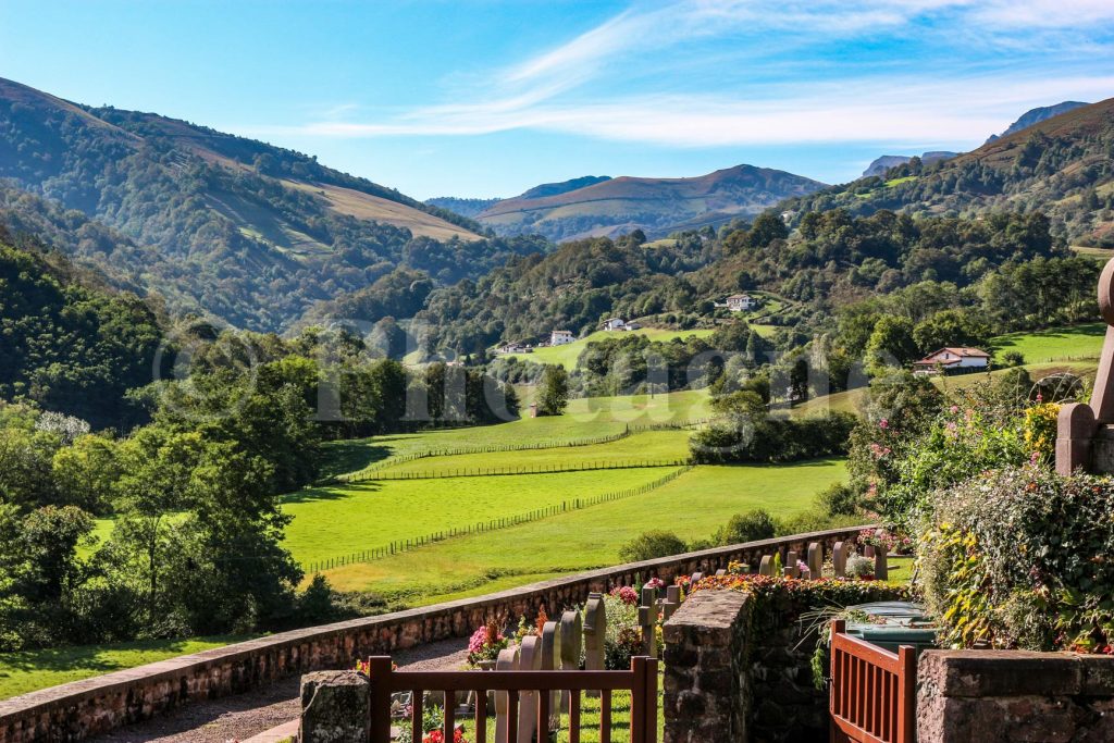 The green Basque country from Bidarray