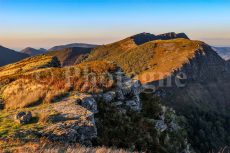 The peak of Toutoulia and the peak of Iparla in the evening