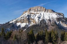 The summit of Chamechaude behind the Pleynon hut, on the tour of the Chartreuse