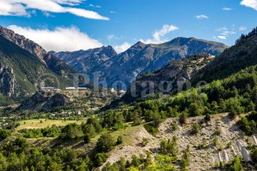 Briançon dalla cima di Villar-Saint-Pancrace