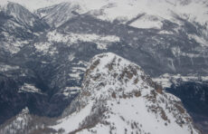 La Roche Charnière en montant vers la tête de Vautisse