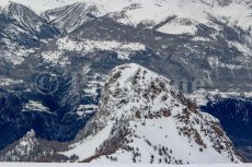 La Roche Charnière going up to the head of Vautisse