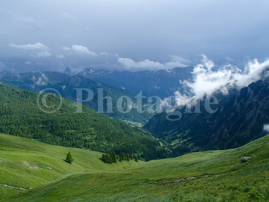 Going up to Col Mayt and its military bivouac, the weather turns sour...