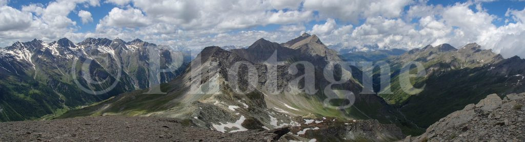 The view of Val Troncea from Monte Appenna