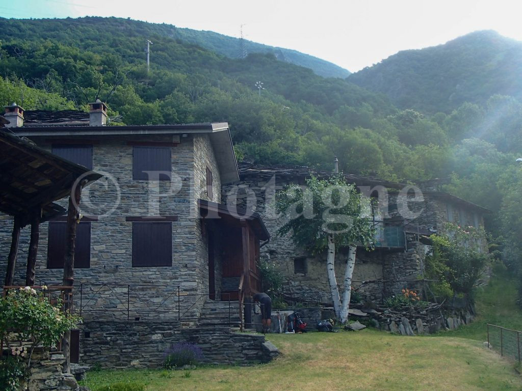 Pretty Italian villages on the slopes of the Susa Valley