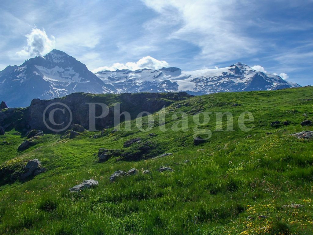 Bivouac en face des glaciers de la Vanoise