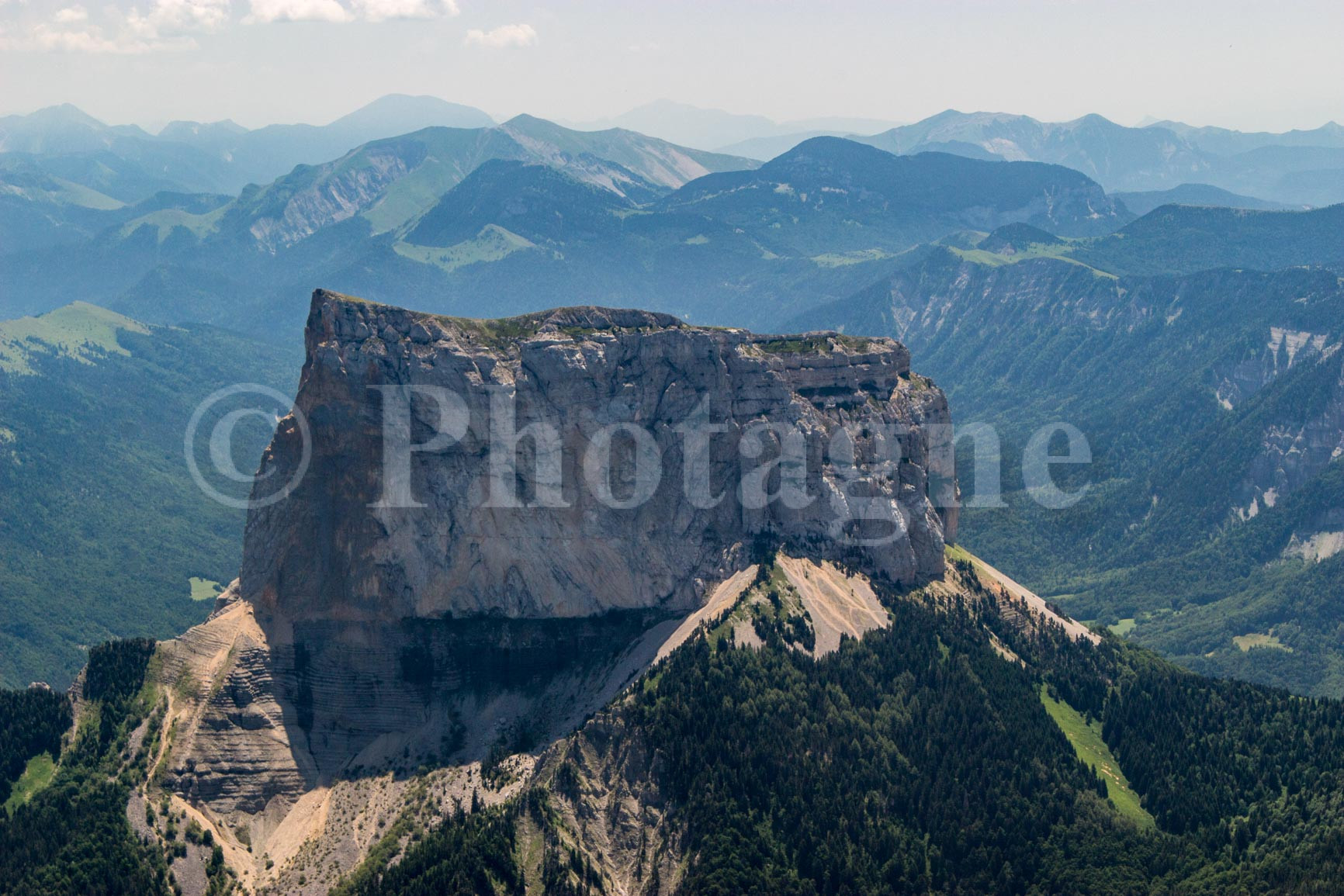 Mont Aiguille from Grand Veymont