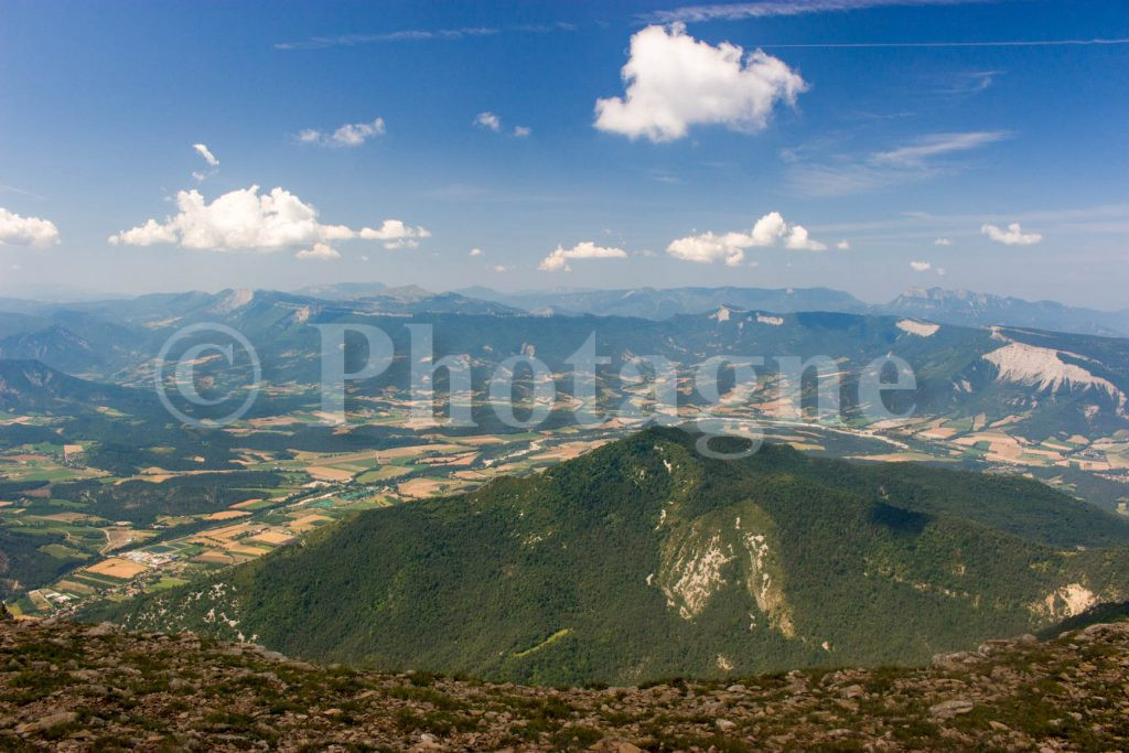 La vallée de Die depuis le Pié Ferré