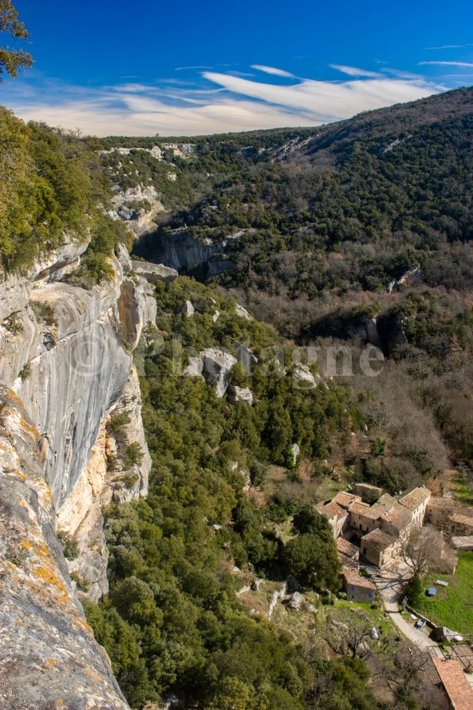 Le gole dell'Aigue Brun, vicino a Buoux