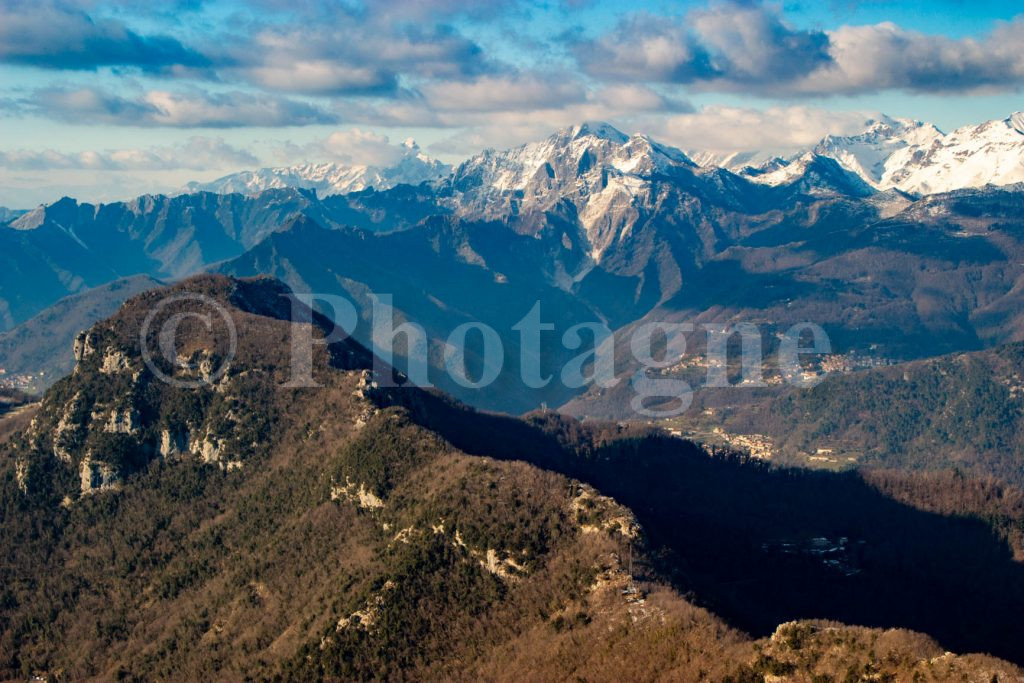 The crest of Monte Lieto from Monte Gabberi