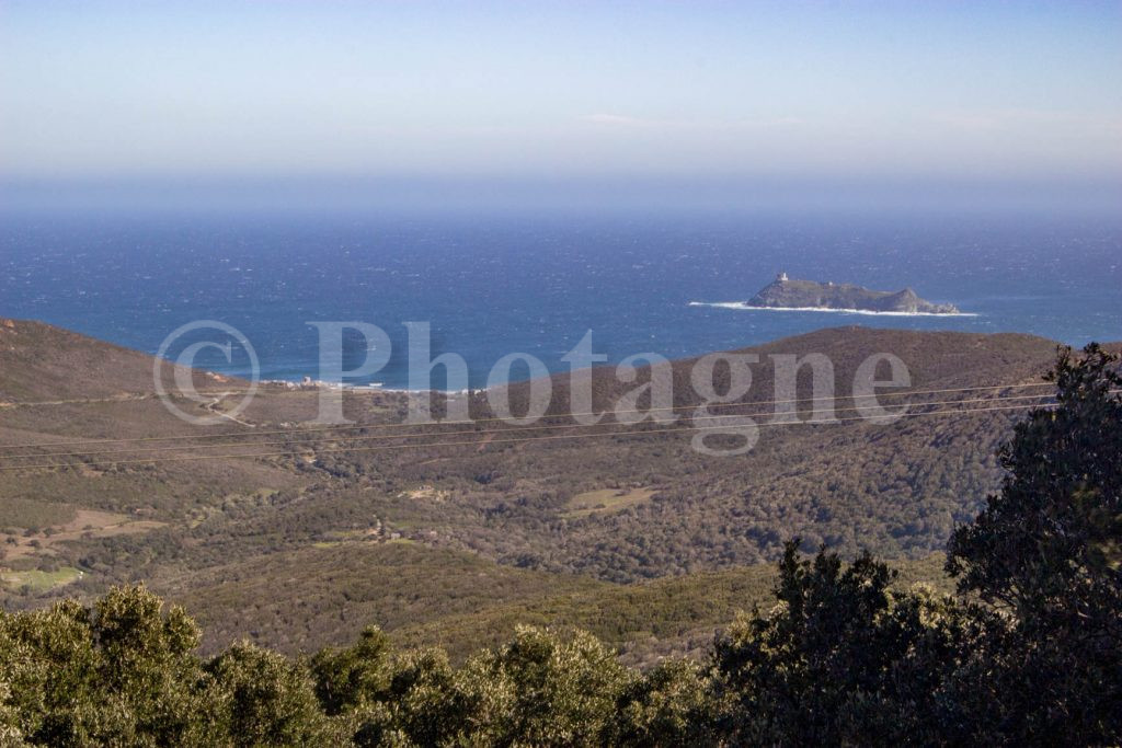 En montant vers Granaggiolo, dans le Cap Corse en bivouac