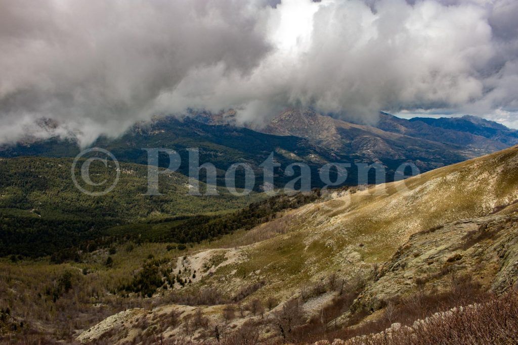 Coming down from Lake Nino