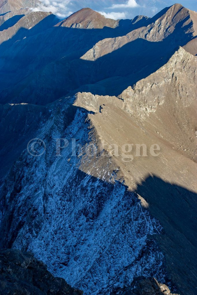 Fresh snow on the north face