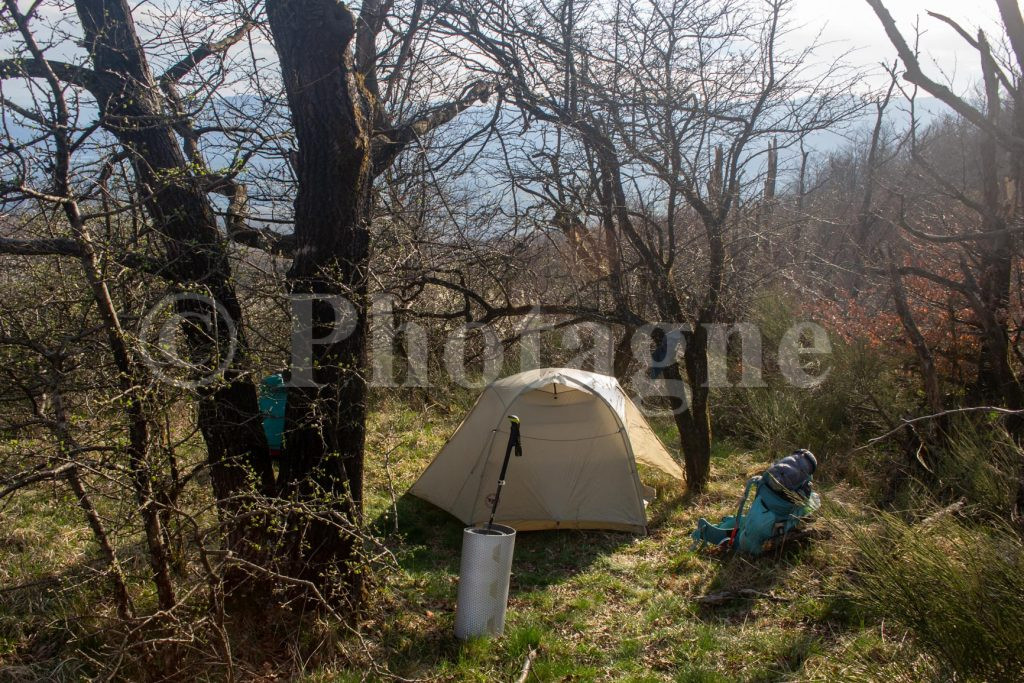 Bivouac au point de vue