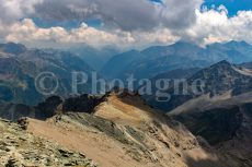 Val de Gressoney depuis la Testa Grigia