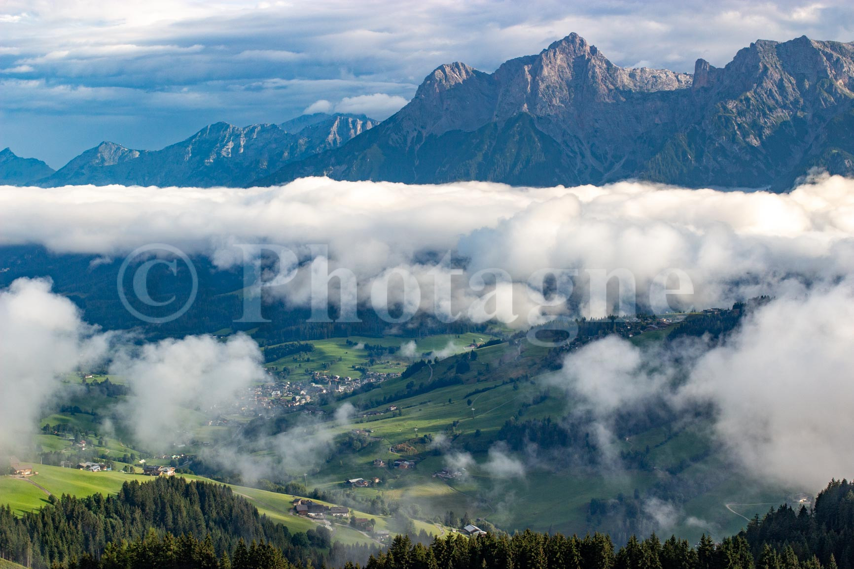 The Saalfelden Valley in Austria