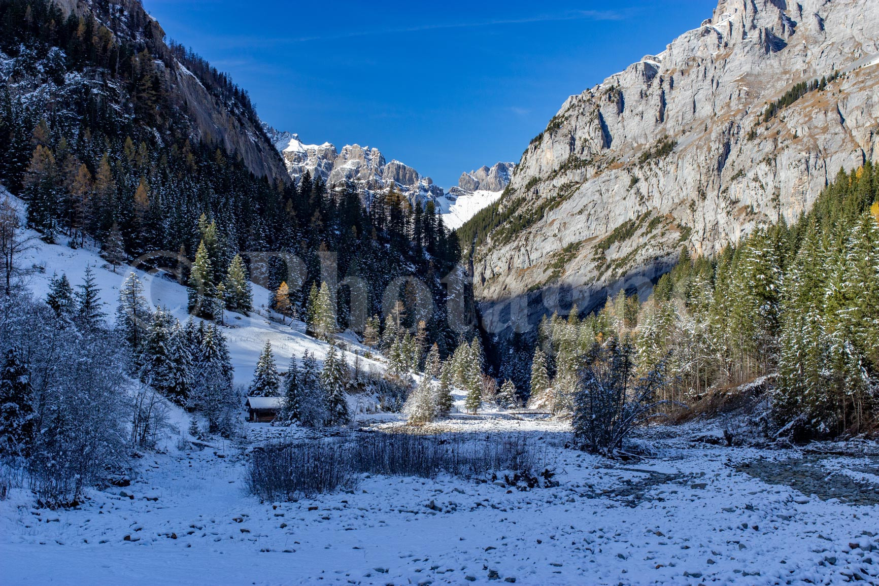 Vallée du Kander sous la neige 2