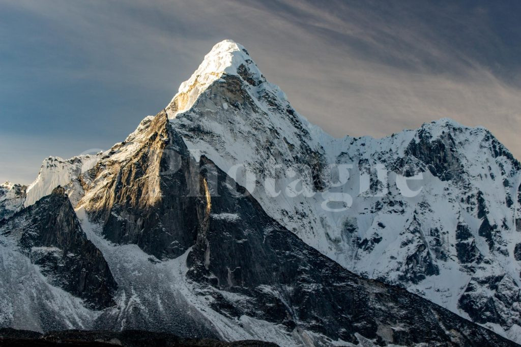 Ama Dablam in the rising sun