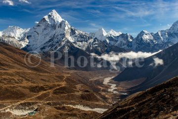 Ama Dablam on the way to Dzongla 2