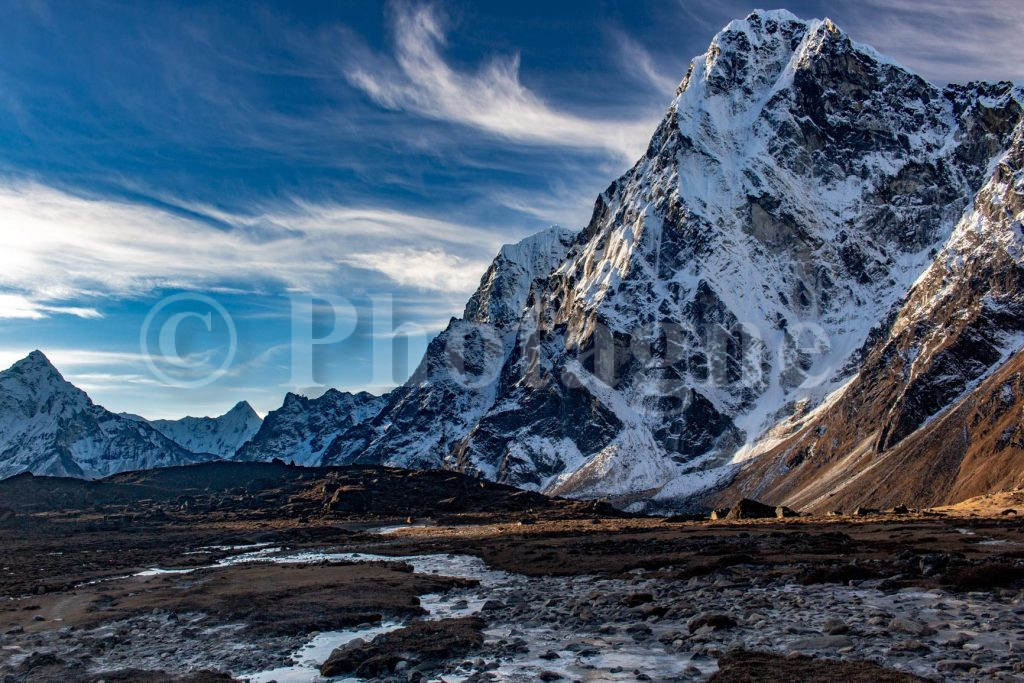 Cholatse sur le chemin du Cho La