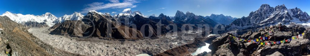 Panorama depuis le Gokyo Ri