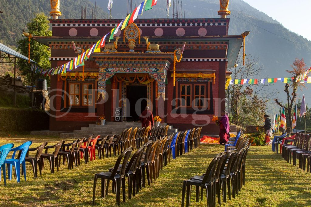 Temple en fête à Bandar