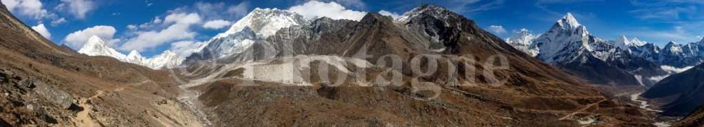 Le haut Khumbu et l'Ama Dablam, sur le trek des trois passes