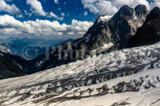 Pelvoux e il ghiacciaio bianco