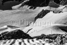 Zigzag on Glacier