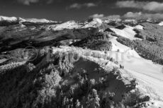 Crête des Apennins en hiver