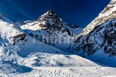 Il gruppo delle Grandi Rovine in inverno