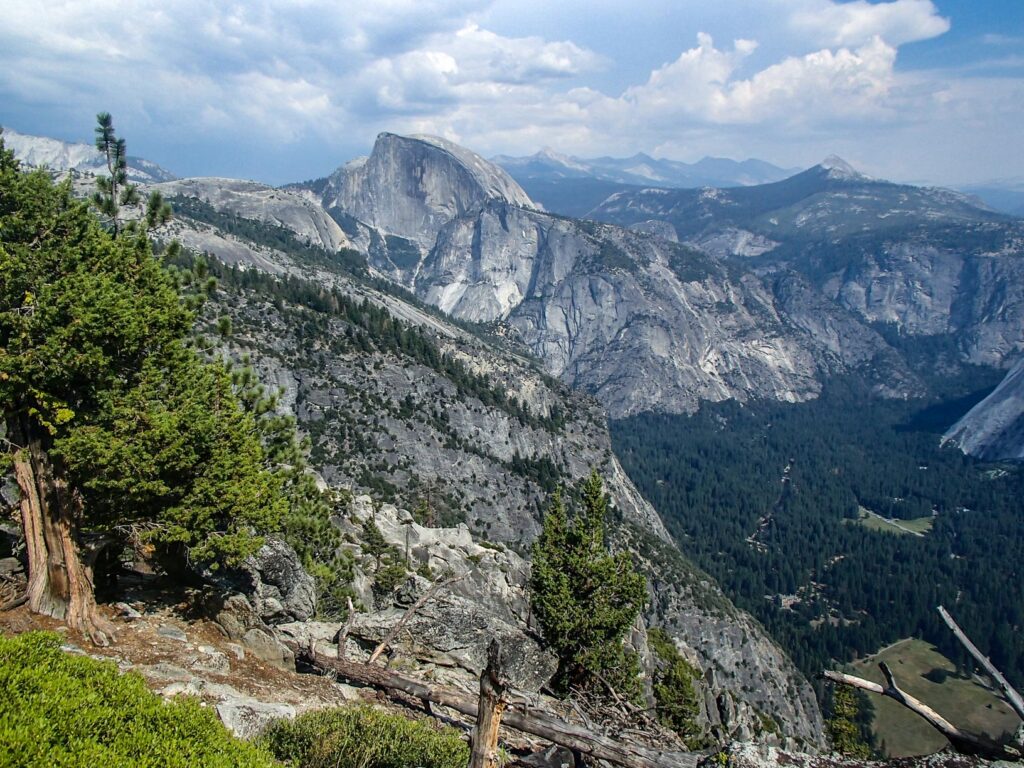 Half Dome et vallée de Yosemite