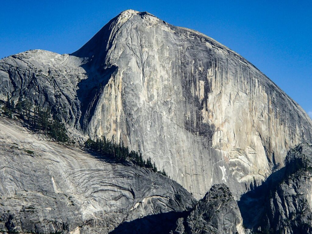 La majestueuse paroi du Half Dome