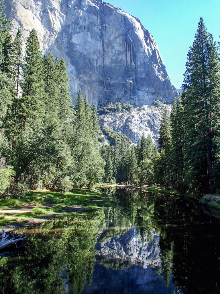 Fond de la vallée de Yosemite